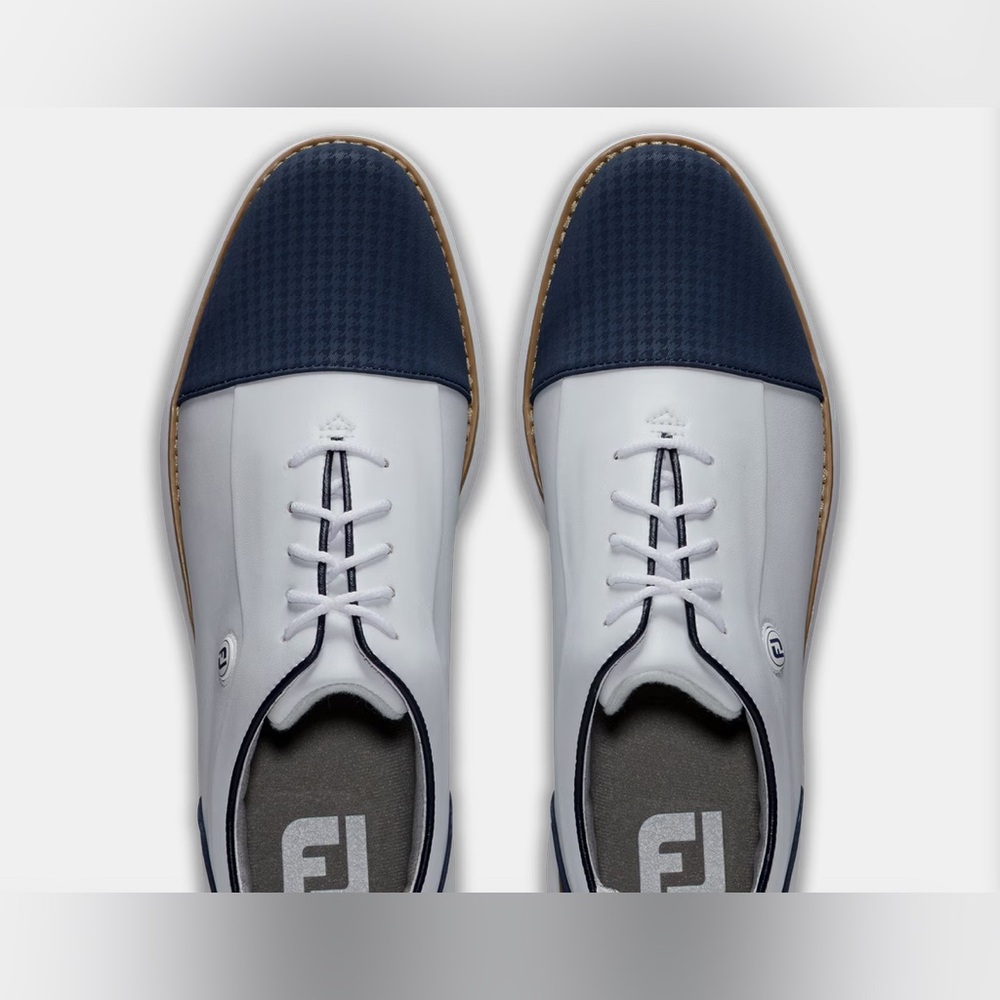 FootJoy Women’s Traditions Capped Toe Navy/White Golf Shoes-Size 6.5 M No Box!⛳️ - Picture 6 of 12